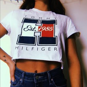 Tommy Cropped Short Sleeve